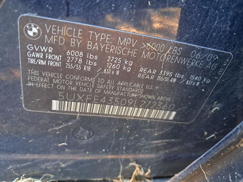 X5 2009 Glove Box 4833592
