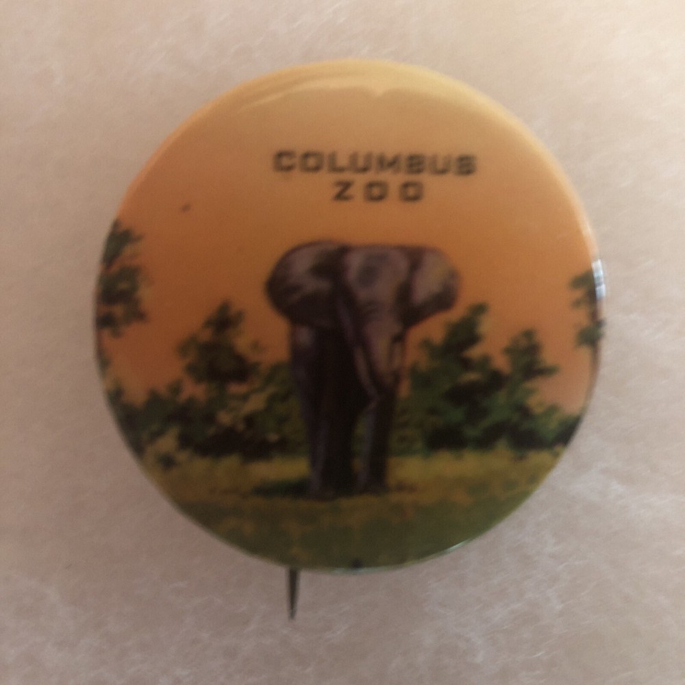Columbus Ohio Zoo  1 3/4”  pinback button pin