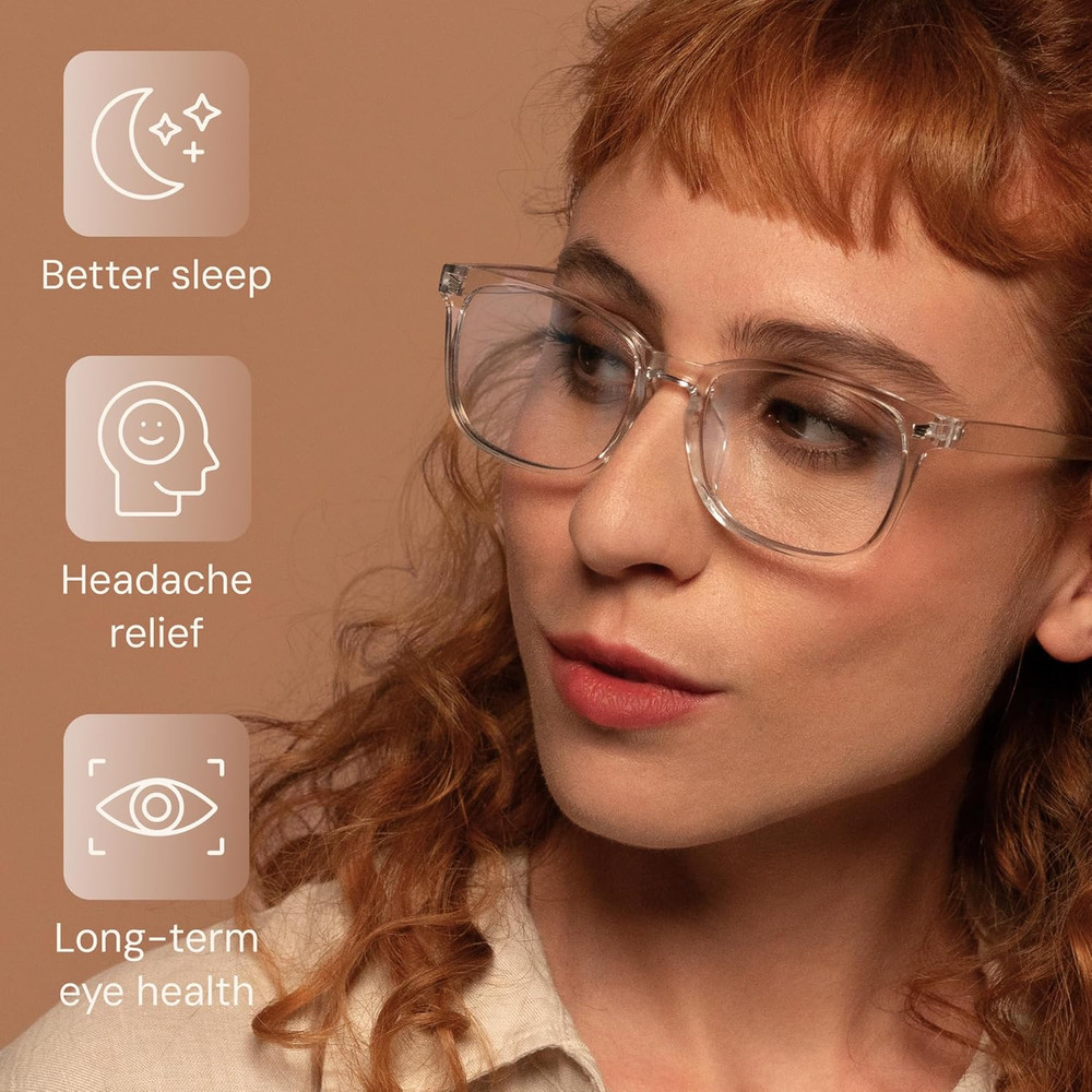 Stylish Blue Light Glasses for Woman - Computer Glasses for Blue Light Blocking