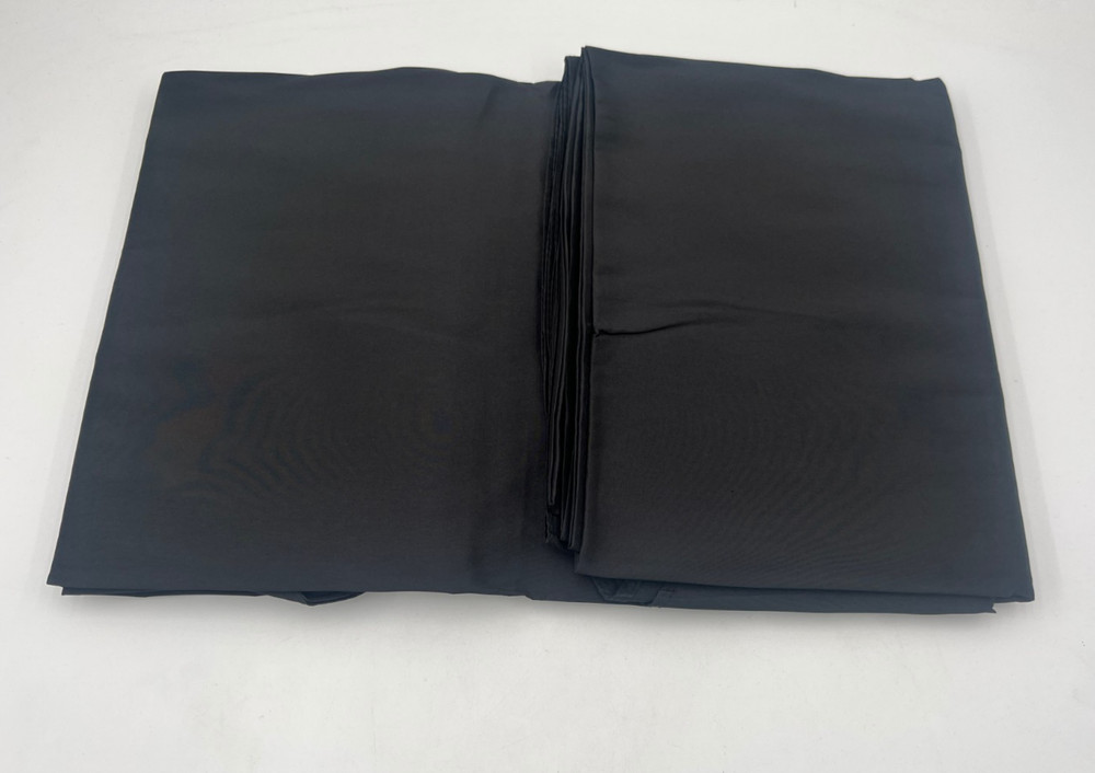 NexalLume 6 pack Banquet Formal Table Covers. Black : Oval