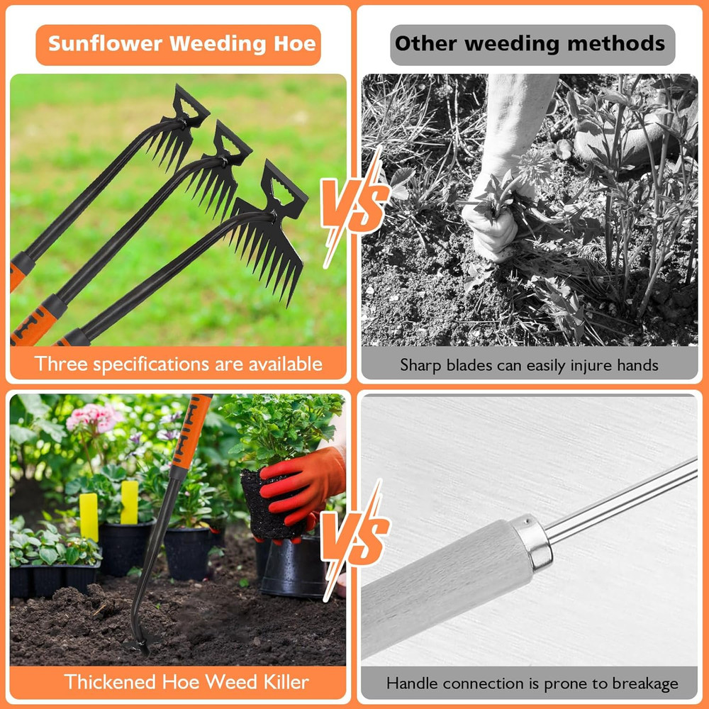 2025 Multifunctional Hand Weeder Tool for Efficient Garden Weeding (11 Tines)