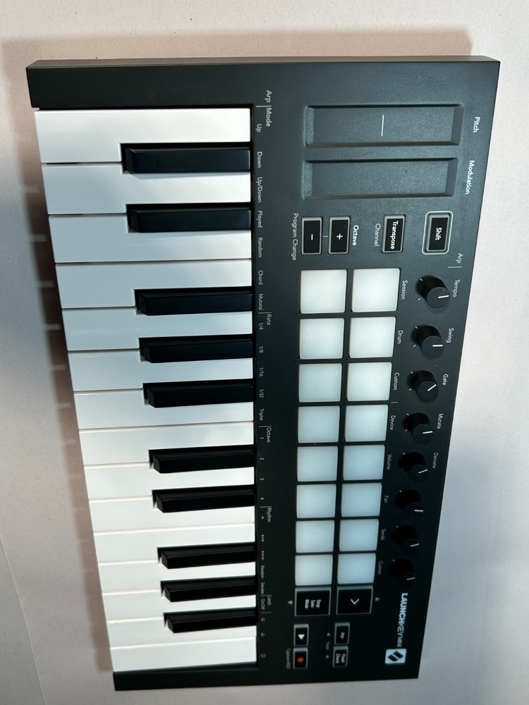 Novation Launchkey Mini MK3 MIDI Controller w/ Box & Accessories
