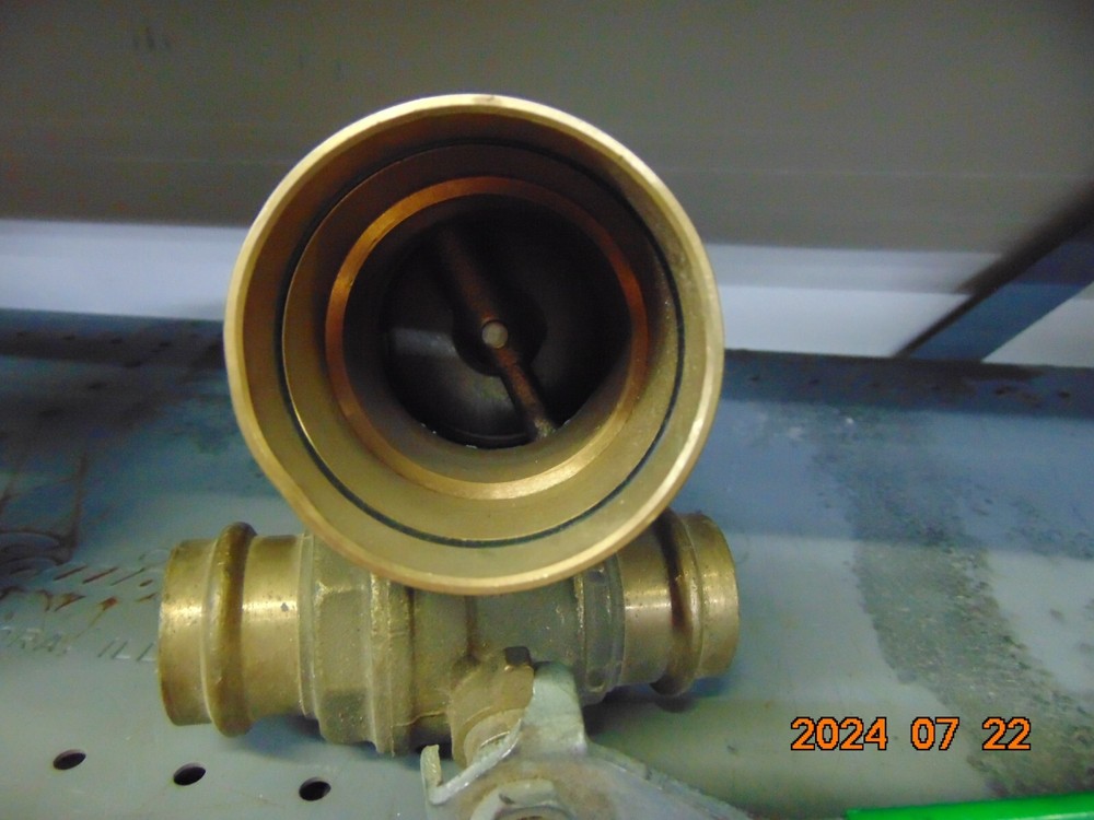 Nibco 2″ PROPRESS RED BRASS SPRING Check Valve 250 Cwp