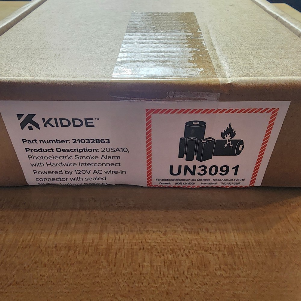 KIDDE 20SA10 Hardwired Smoke Detector