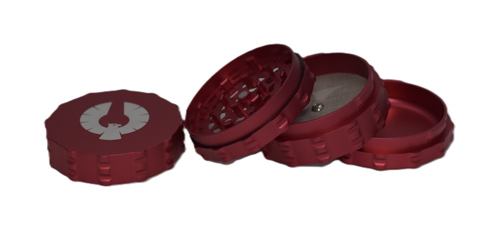 Phoenician - Large 4 Piece Red Grinder Authentic