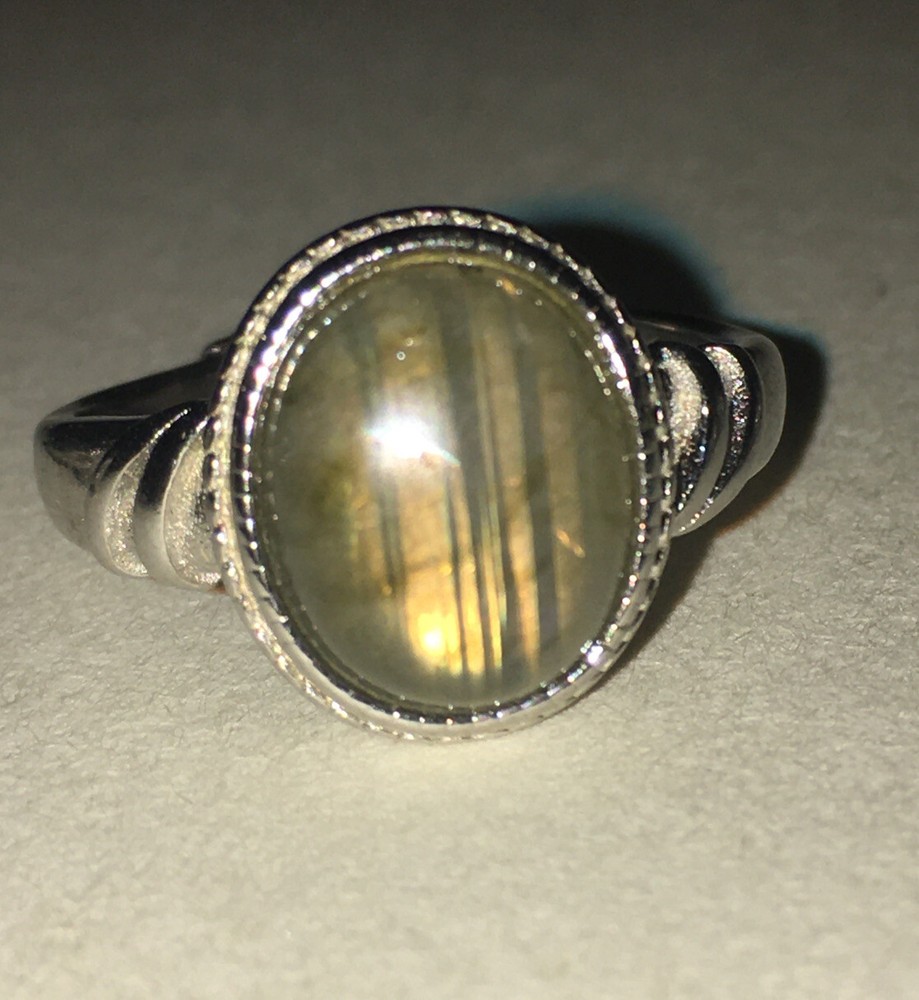 labradorite ring adjustable to size 7