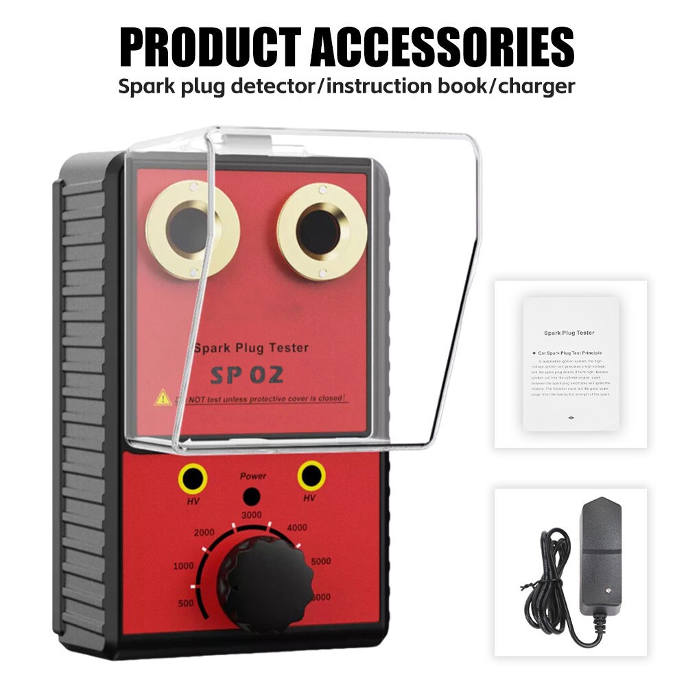 Car Gasoline Spark Plug Tester Auto Ignition System Tester Diagnostic Test Tool