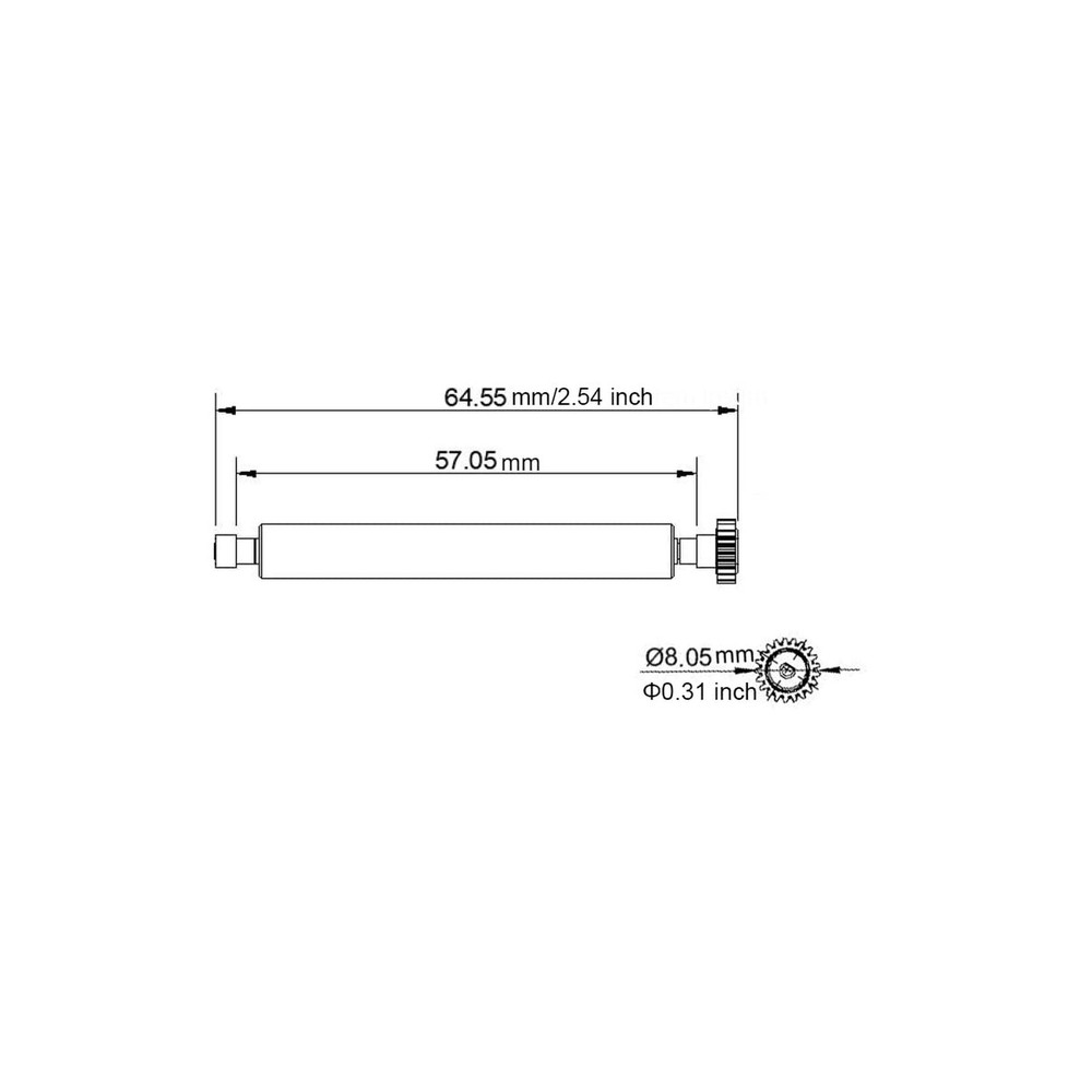 Pack of 2 Printer Roller for Pax A920,S910,D210 Printer Roller for Payment Te...