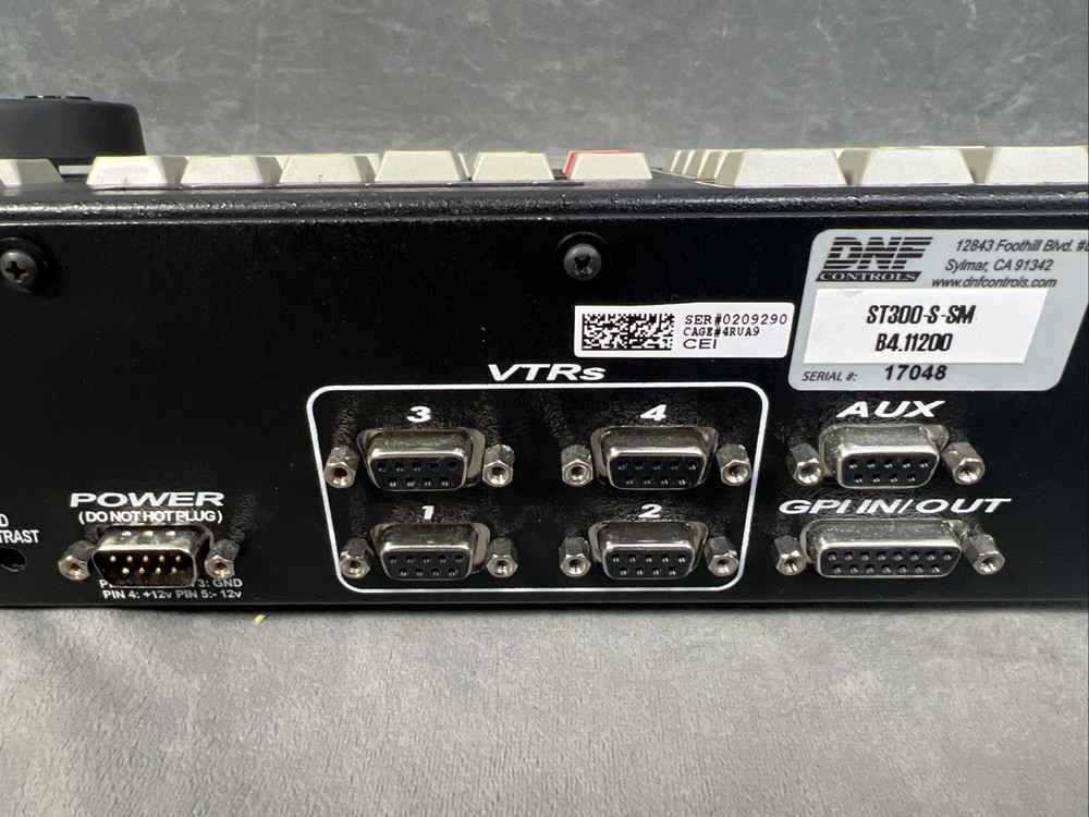 DNF CONTROLS ST300-S/SM VTR / DDR CONTROLLER