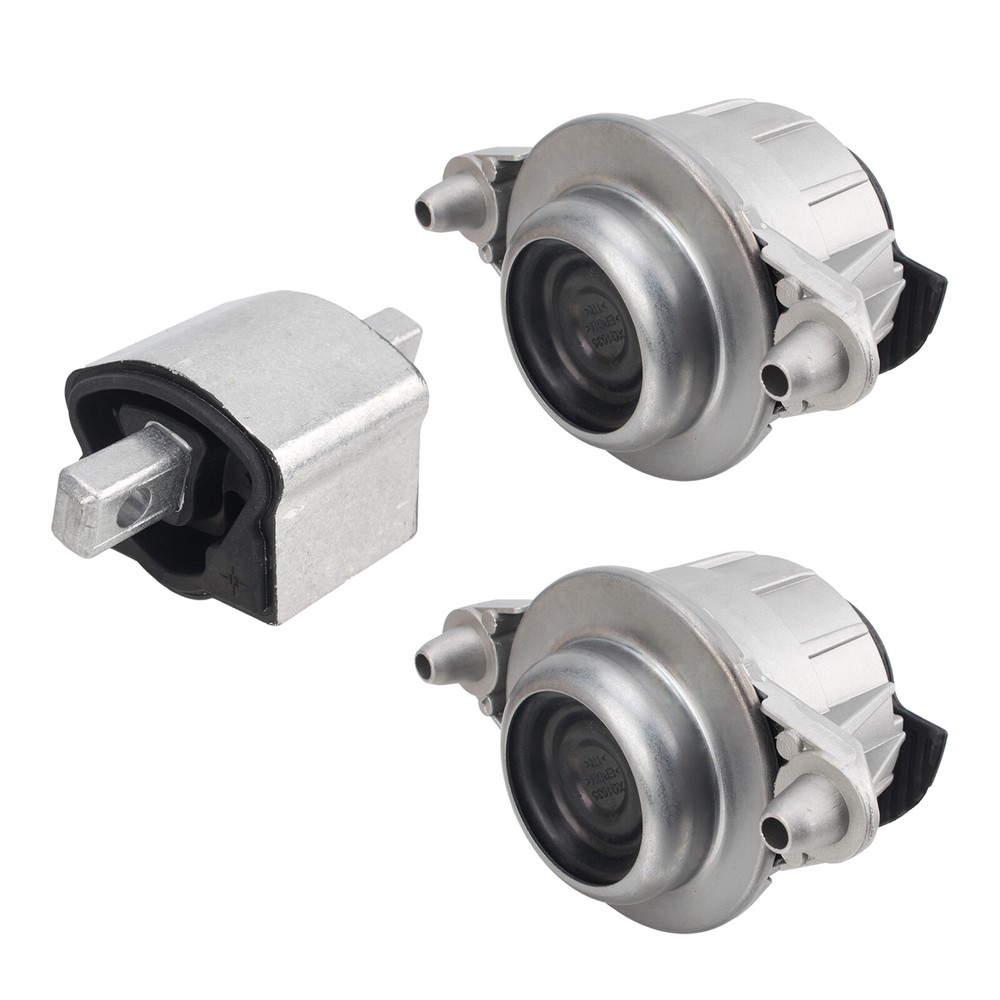 For Mercedes C300 C350 E350 Engine Motor Mount & Transmission Mount Set 3pcs