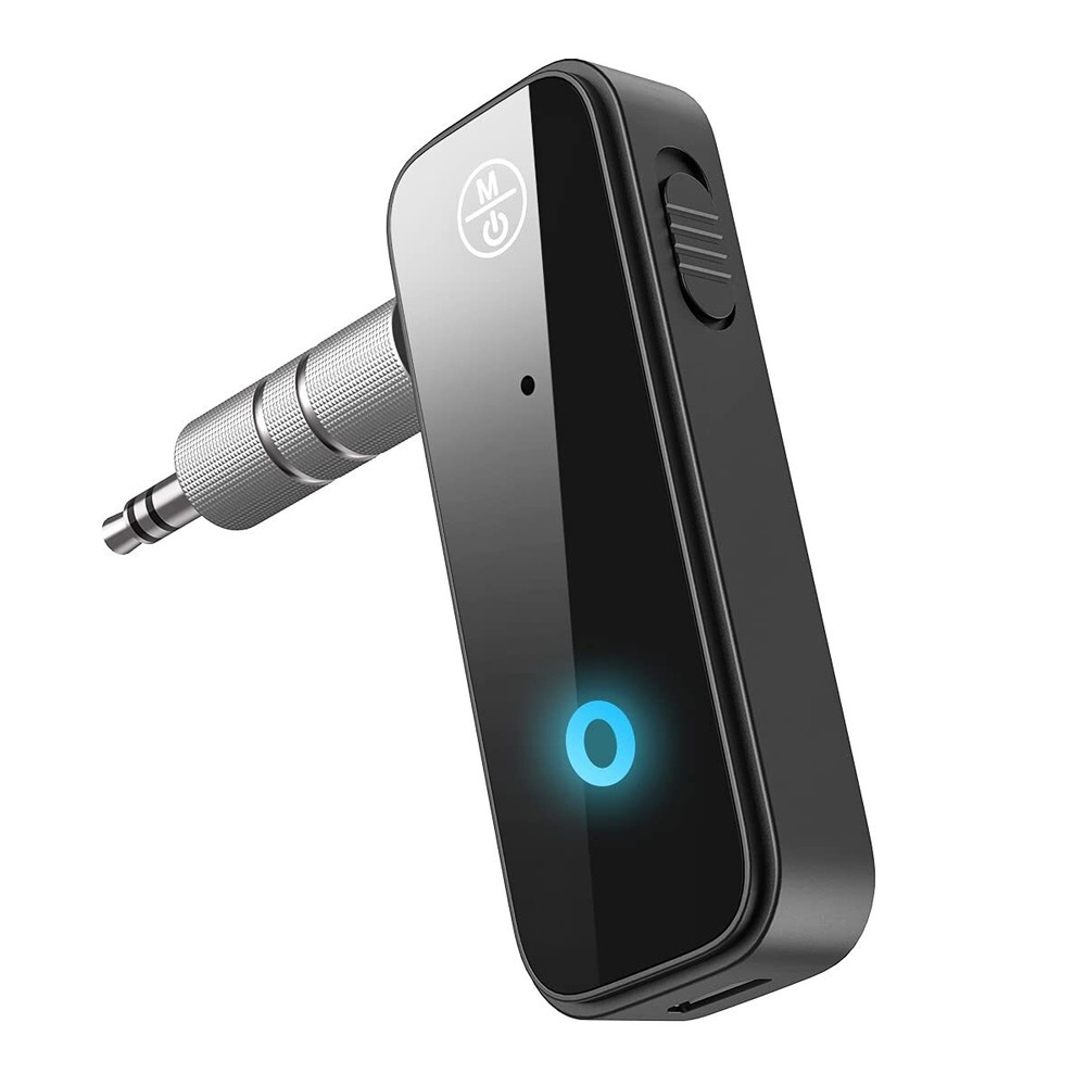 Aux Bluetooth Adapter for Car 2 in 1 with Display Bluetooth 5.0 Receiver