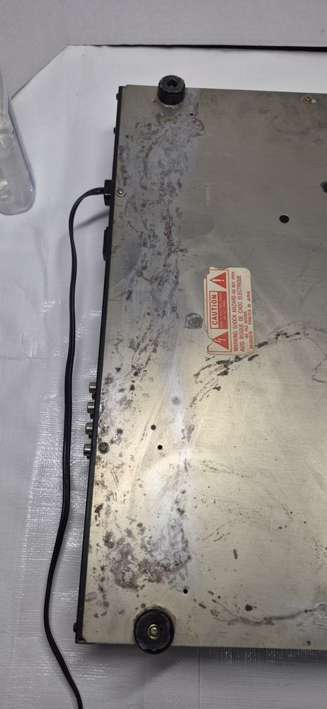 onkyo integra eq-35 Equalizer - Powers On - Missing Slider Knobs - As Is Read