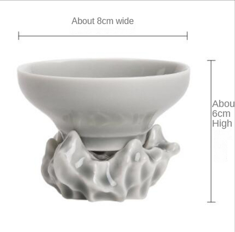 3.1inch China Ceramic Filter Tea Funnel Tea Filter Tea Strainer Tea Compartment