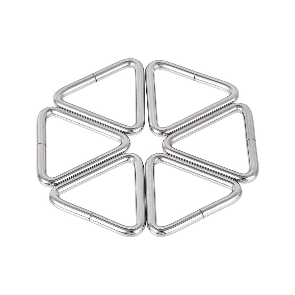 Metal Triangle Ring Buckle 0.98" (25mm) Inner Width 20pcs