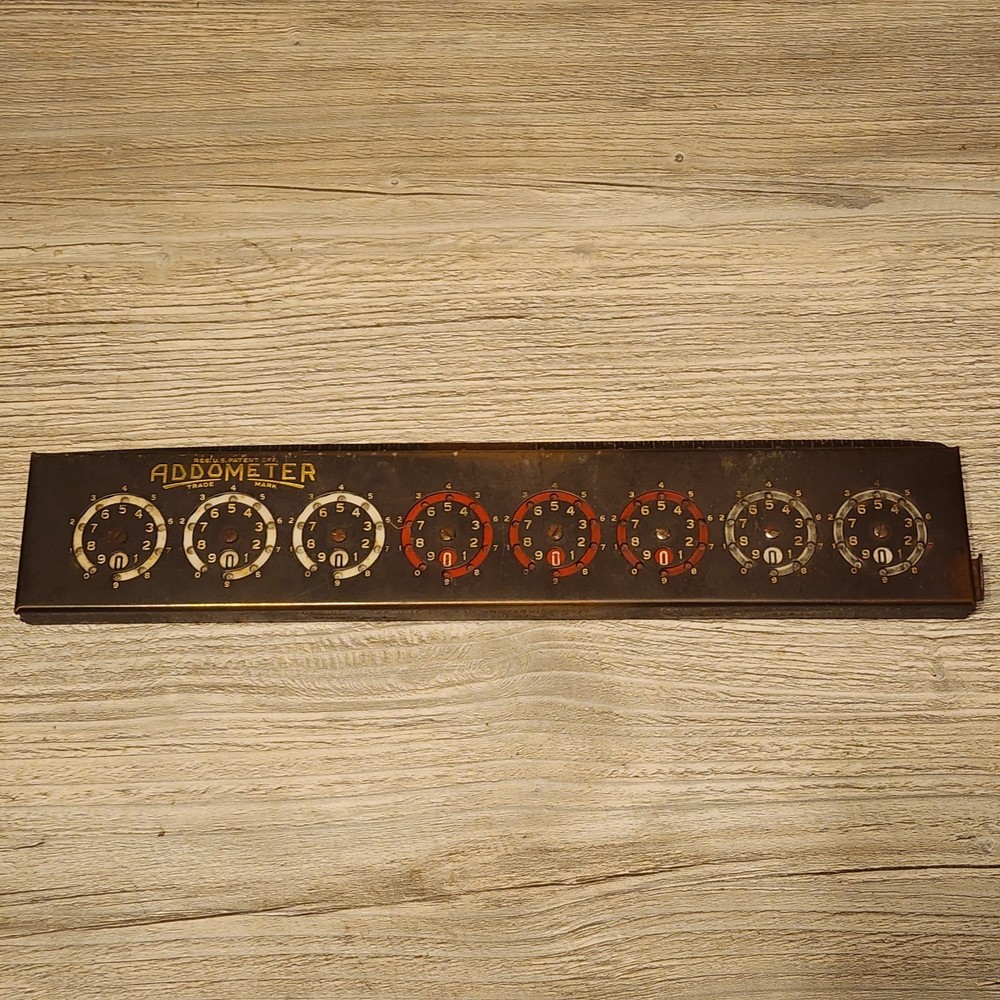 Vintage Addometer Mechanical Calculator - Reliable Typewriter & Adding Machine