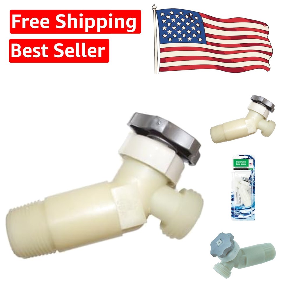 Reliable 2-Inch Water Heater Drain Valve - Fiberglass Reinforced Construction