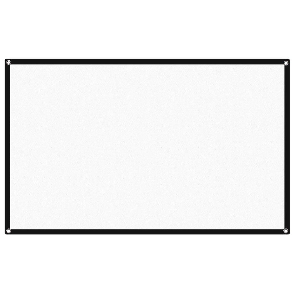 Roll Up Screen Projection Anti-crease Projector White Sheet Fold
