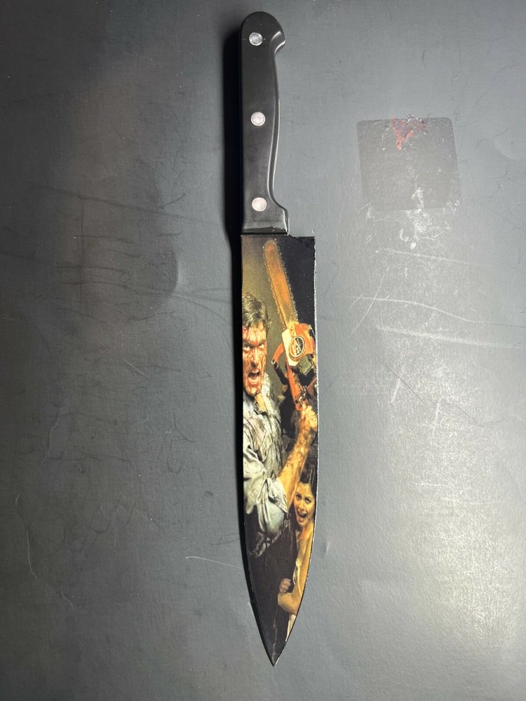 Evil Dead 1981 Knife With Sublimated Stand