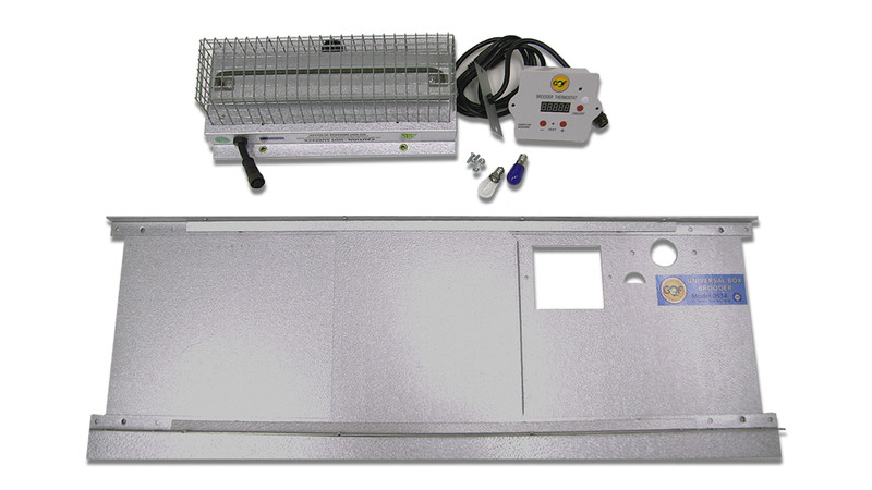 NEW GQF 0575 Brooder Electronics Upgrade Kit 2 Bulbs Heater Back Panel 0705