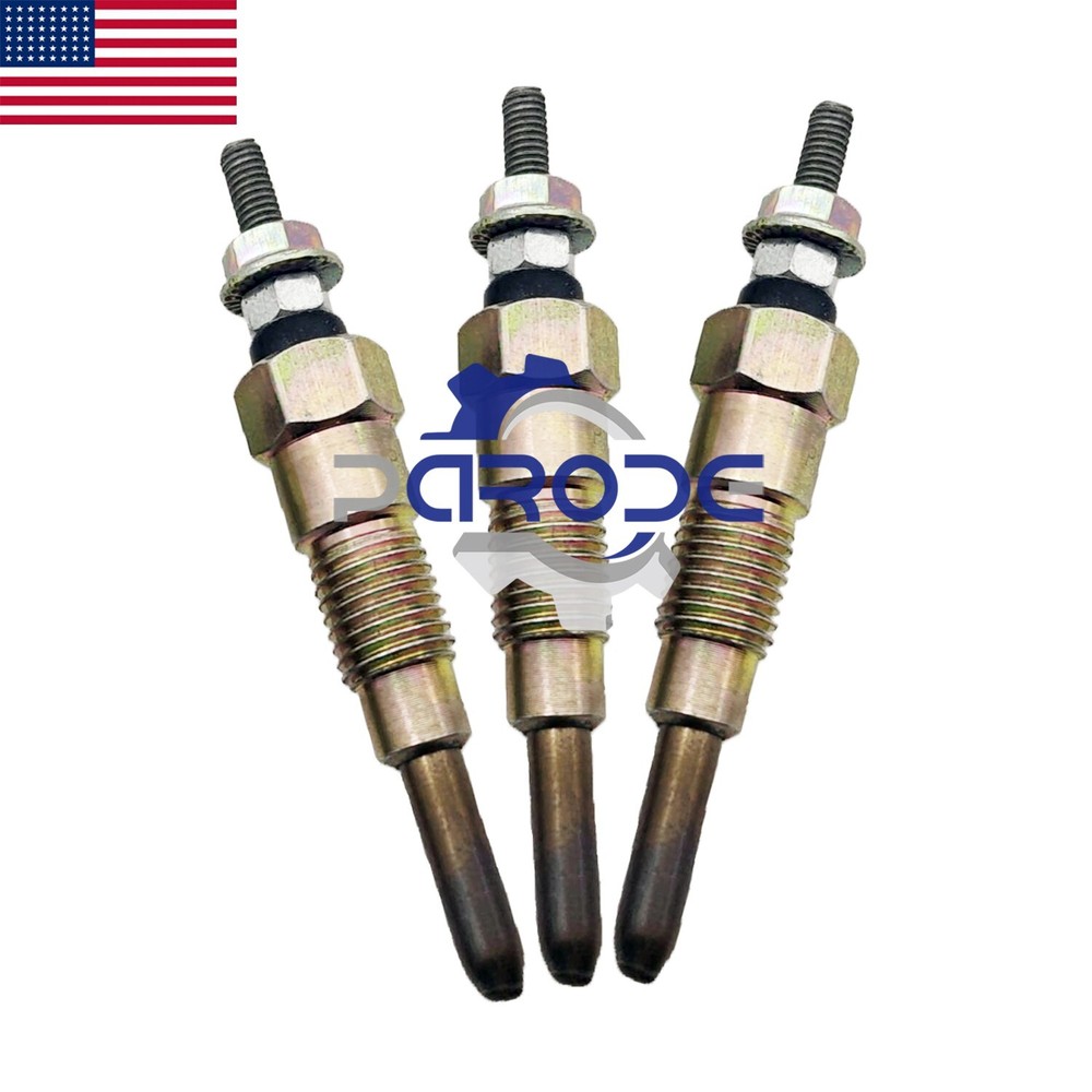 New 3x Glow Plug Fits For Yanmar 3YM20 3YM30 2YM15 Engine