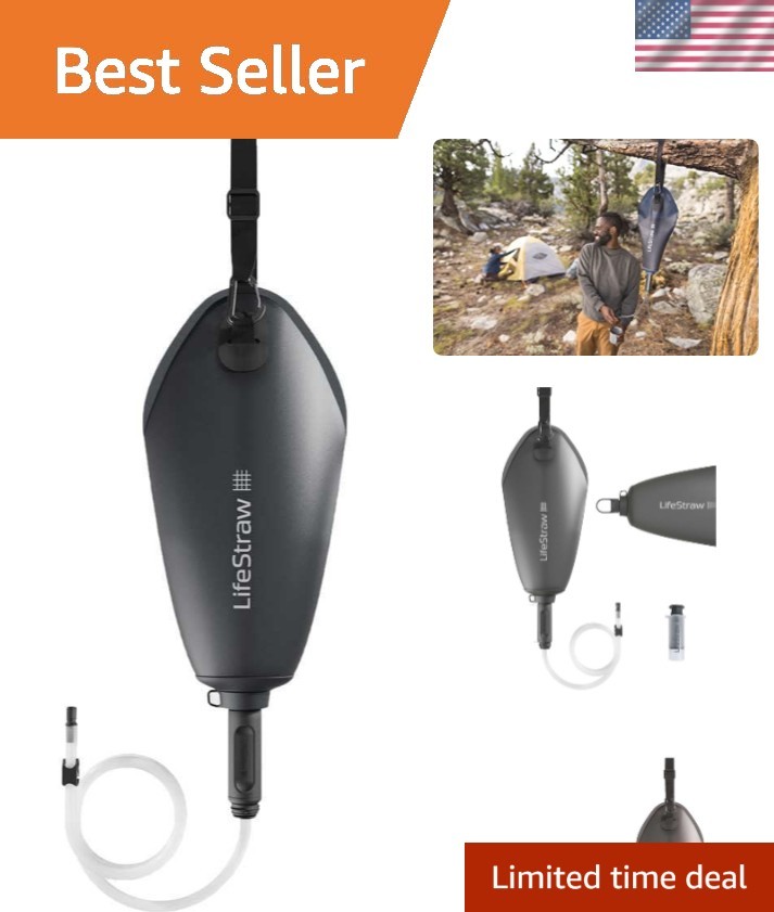 Series - Compact Gravity Water Filter System - 3L for Backpacking, Group Camp...