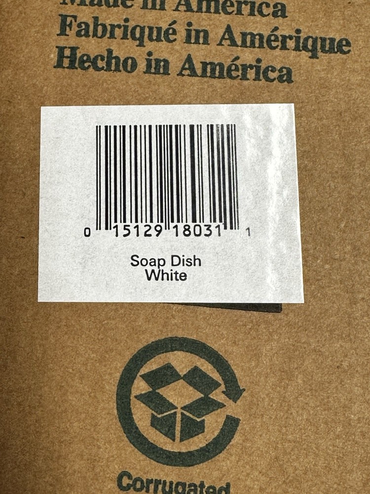 Lenape Ceramic Soap Dish Thin Set Installation White Ceramic