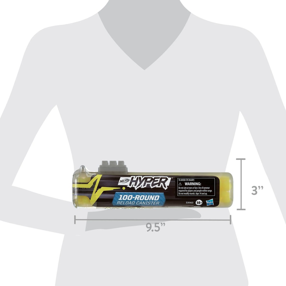 Nerf Hyper 100-Round Easy Reload Canister