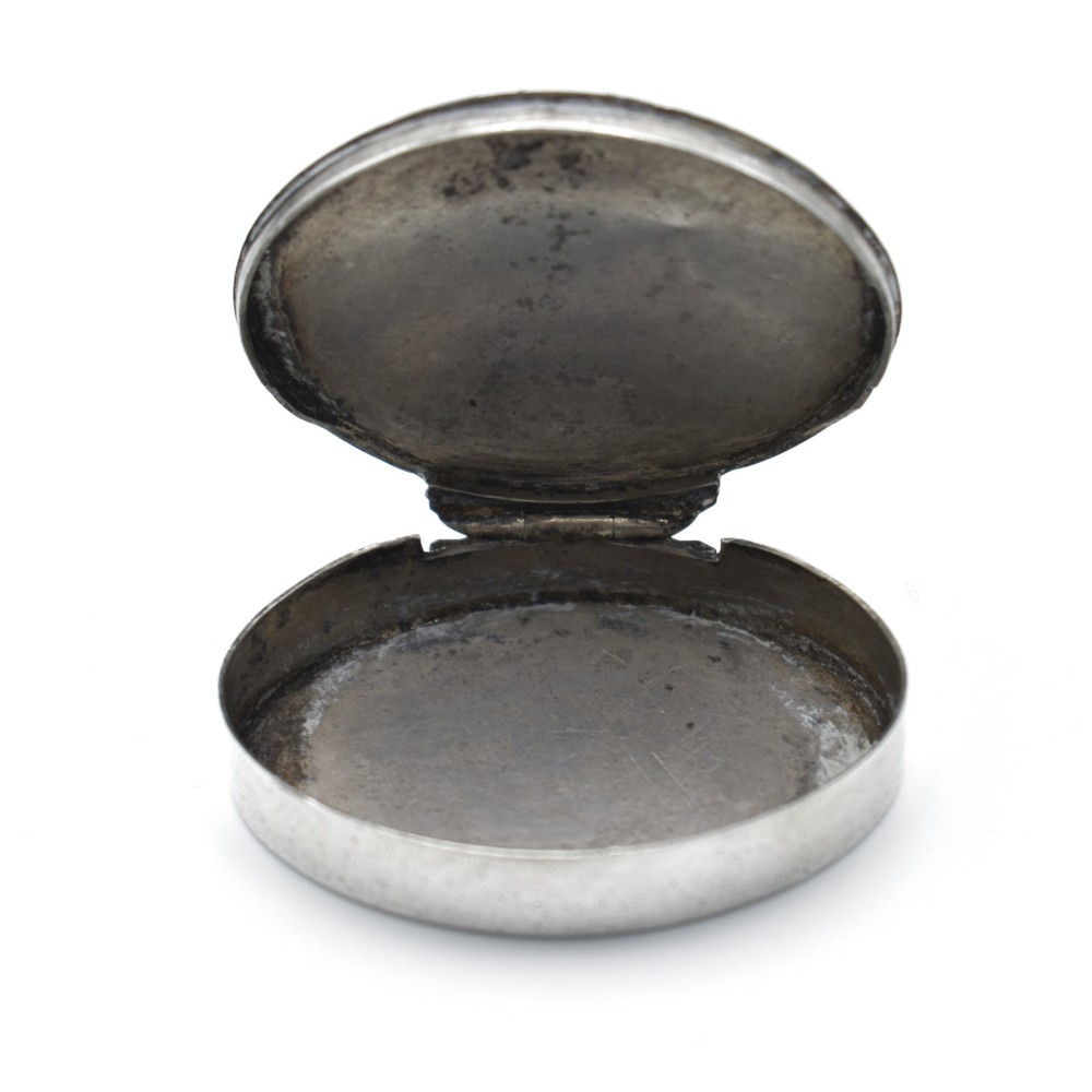 Samuel Pemberton Georgian Solid Silver Patch Box Snuff Box Circa 1790