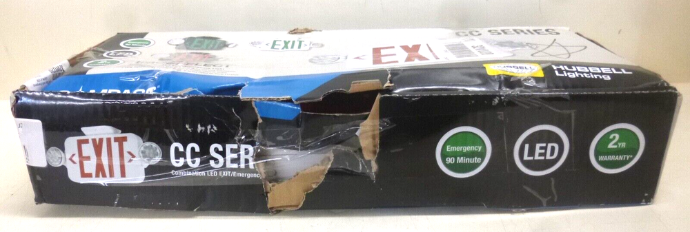 NEW! COMPASS, 1 or 2 Face LED Exit Sign with Emergency Lights, CCR