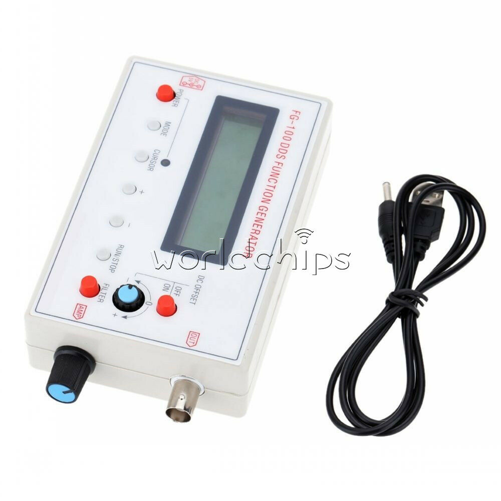 DDS Function 1HZ-500KHz Signal Generator Sine Square Triangle Wave Frequency