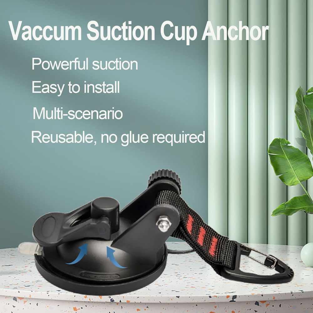 Heavy Duty Suction Cup with Security Hooks 4Pcs Strong Suction Cups Multipurpose