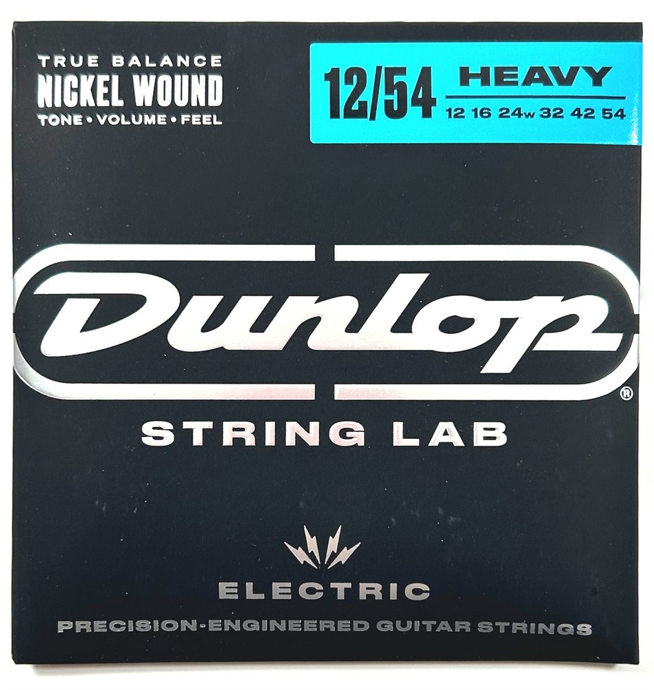 Dunlop Guitar Strings 2 Sets Electric Nickel 12-54 String Lab