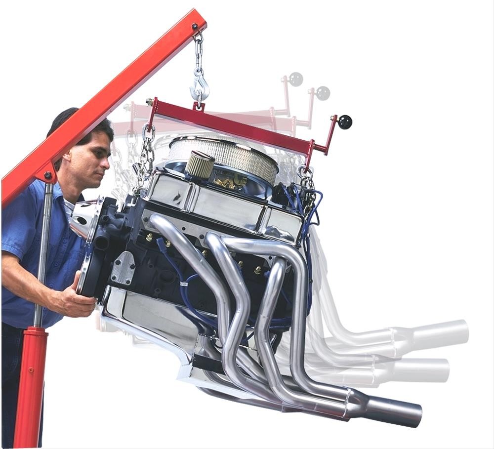 Engine Tilter 1200 lb Capacity Load Leveling Device Black Steel Four 20" Chains