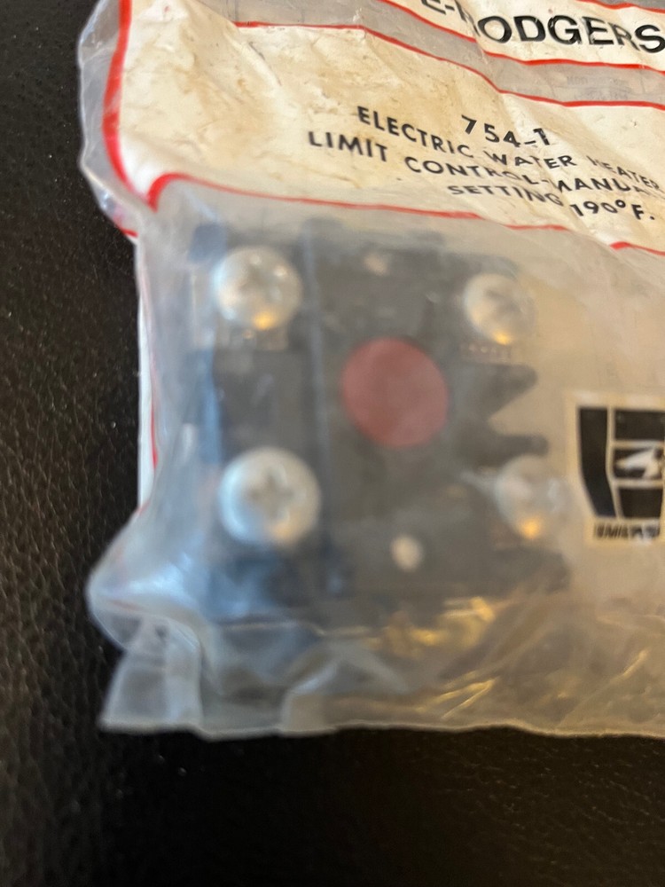 White Rodgers 754-1 Electric Water Heater Limit switch