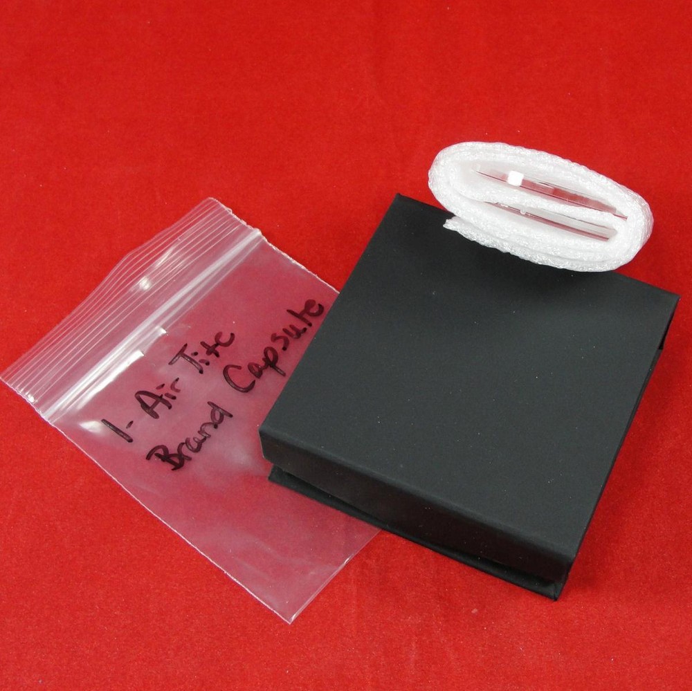 Folding Coin Box w/Magnetic Lid & Stand Insert INCLUDES Model A AirTite Capsule