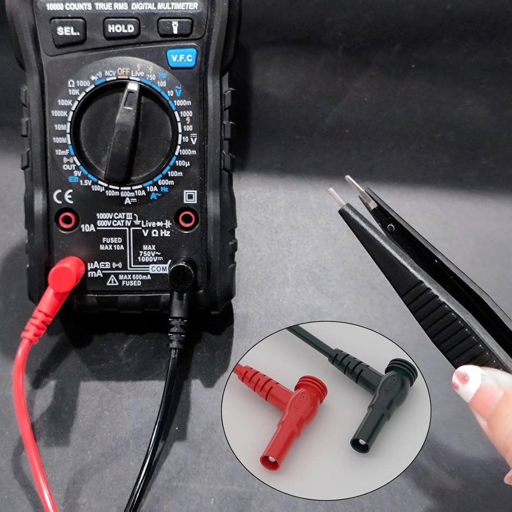 Comprehensive Multimeter Testing Kit with Replaceable Probes & Clips - 21PCS