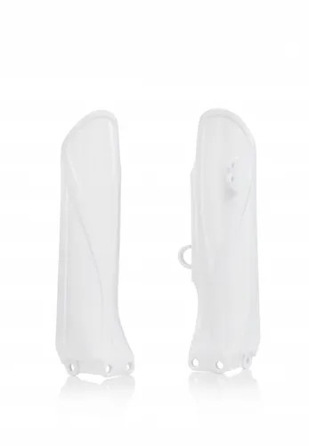 Acerbis White Lower Fork Cover Protector Guard Set Yamaha YZ85LW 22-26