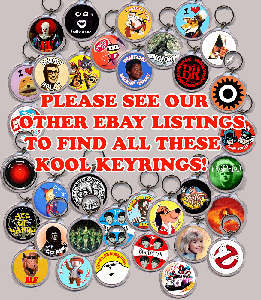 HERBIE '53' round keyring -DOUBLE SIDED!