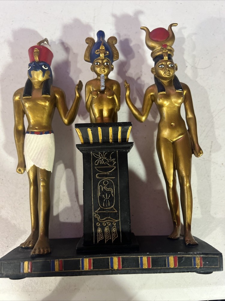 Veronese Summit Collection - Osiris, Isis, and Horus - Holy Triad Statue - 2000