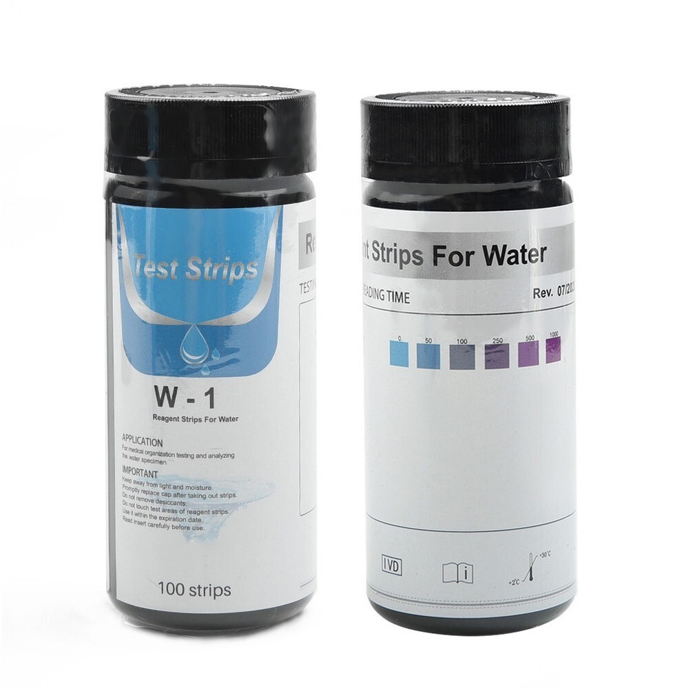 100PCS Water Total Hardness Test Strips Quick and Easy Testing Kit 0-425 PPM