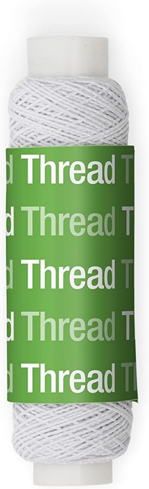 30 Yards Elastic Sewing Thread White