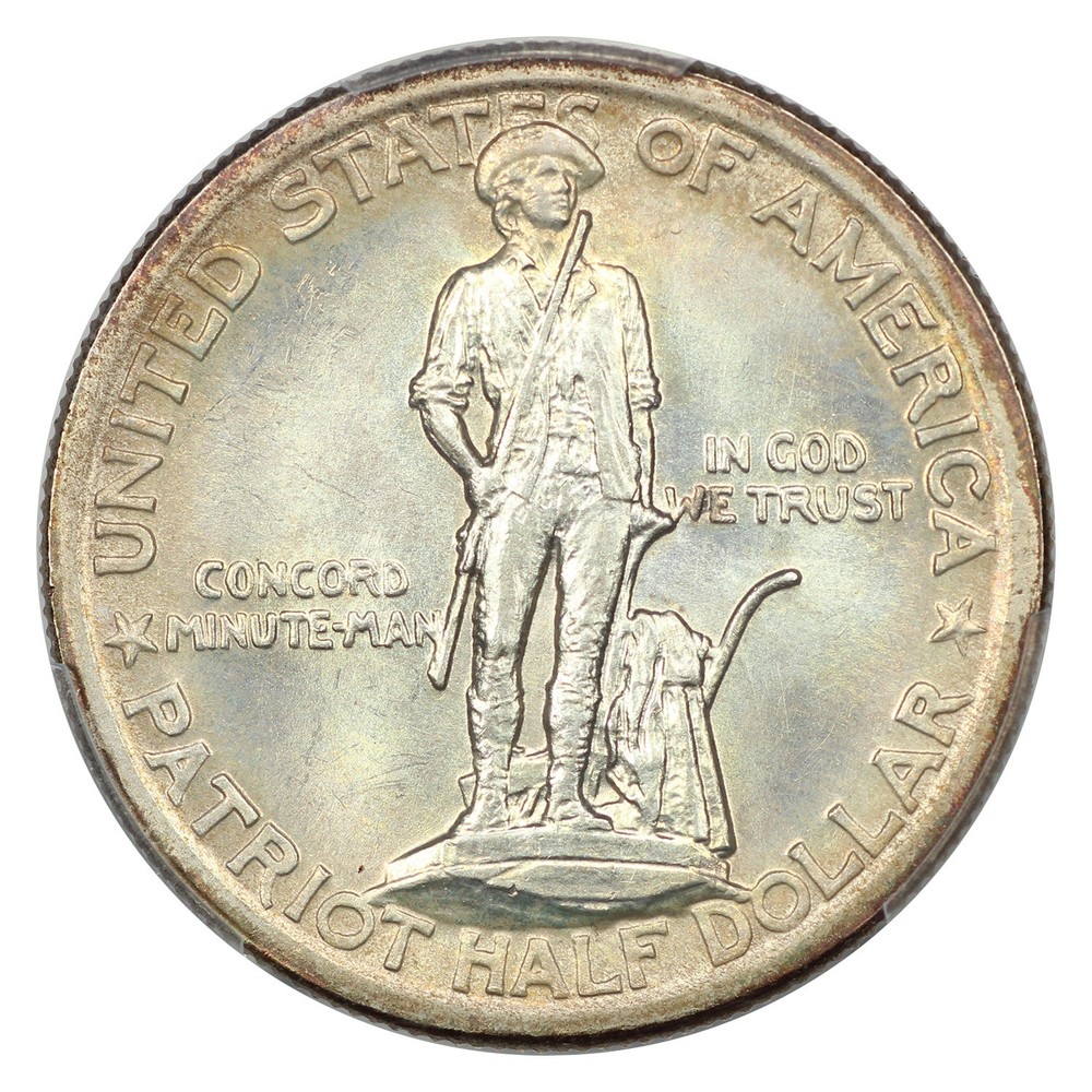 1925 50C Lexington PCGS MS67 - Classic Silver Commemorative