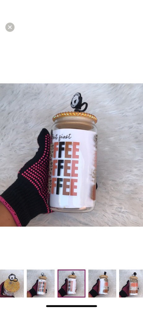 Frosted Glass Mug 16 Oz