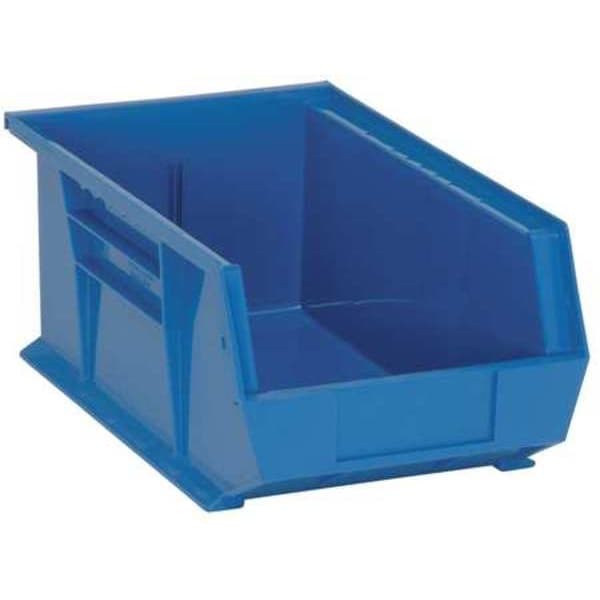 Quantum Storage Systems Qus241bl Hang & Stack Storage Bin, Polypropylene, Blue,