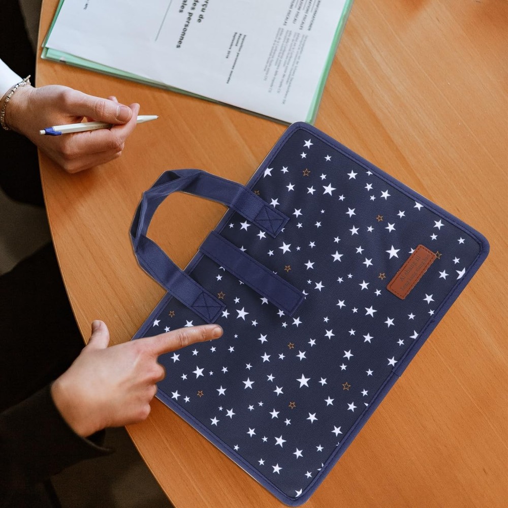 Expanding File Folder with Handle Portable Document Organizer Folder with 13 ...