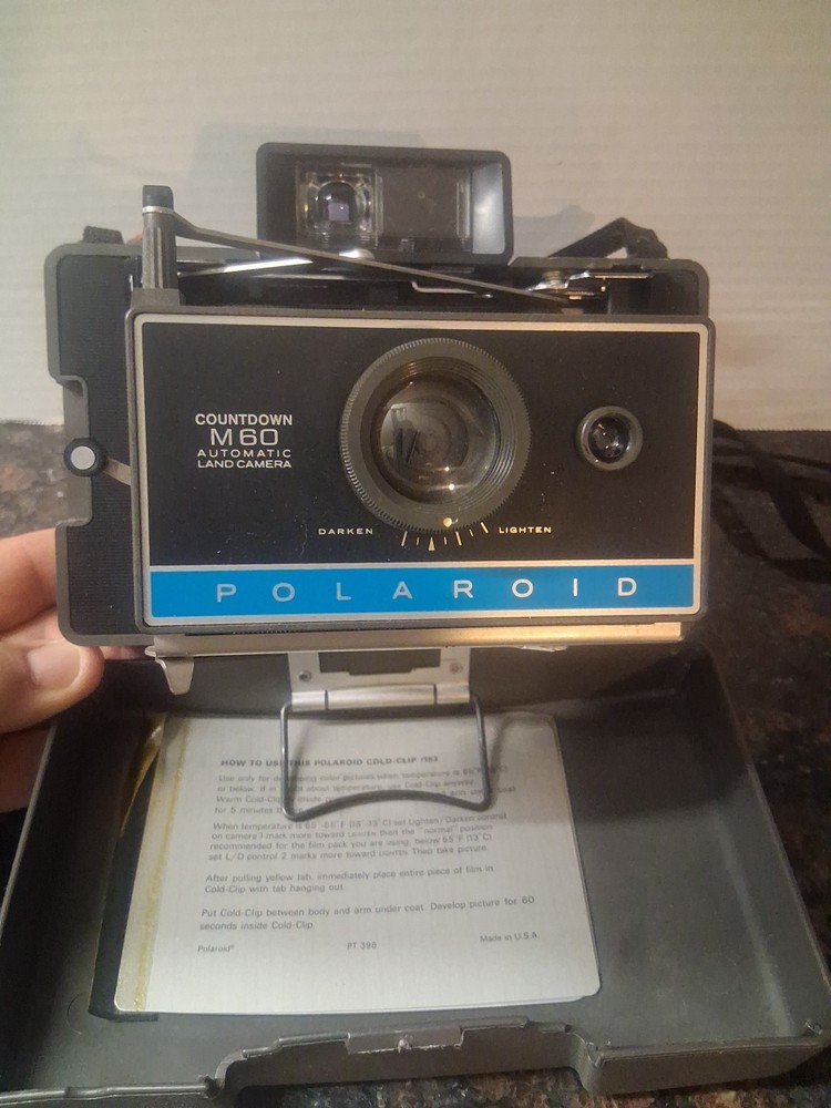 Polaroid Countdown M60 Automatic Land Camera Vintage Vtg 70’s