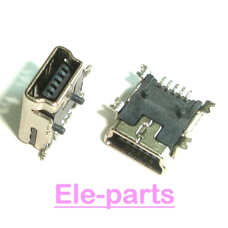 10 Pcs Mini USB 5P Female 5 Pin PCB Mount Socket Connector