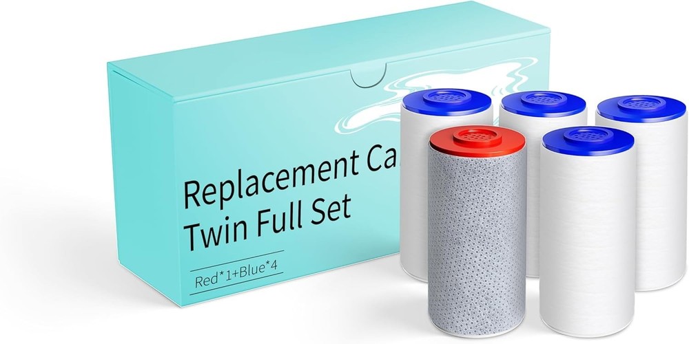 Replacement Filter Set for Weddell Duo High-efficiency Shower Water Filtrat 5Pcs