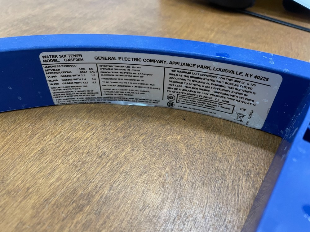 Morton Rheem GE Whirlpool Water Softener Rim WS33X10007 OEM