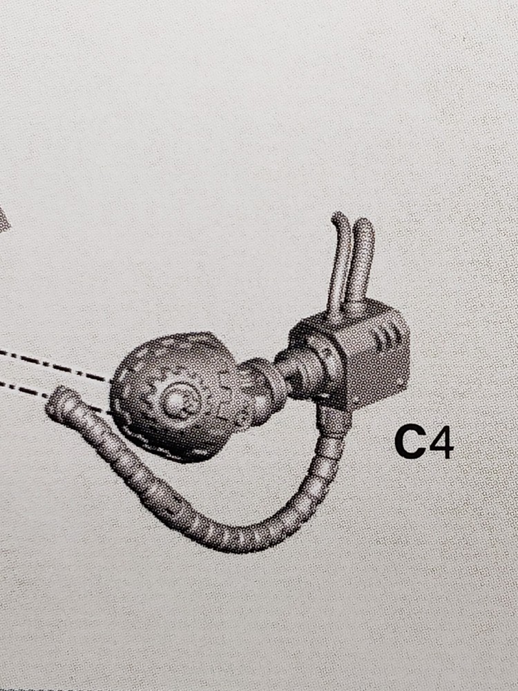 Warhammer 40k Space Marine Bits Firestrike Servo Turret Bionic Control Arm #04